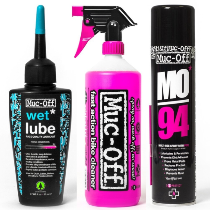 Muc-Off zestaw do czyszczenia roweru Wash Protect & Lube kit